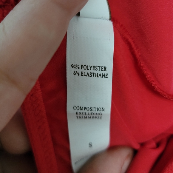 Sista Shei Pink and Red Satin Lingerie Top Size Small - Picture 4 of 5